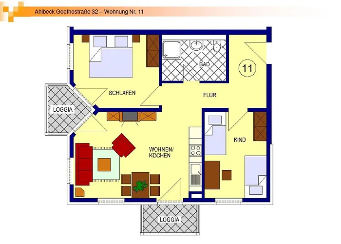 Appartementhaus Linquenda 11 - Meeresrauschen